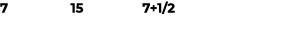 7 15 7+1/2