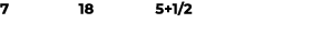 7 18 5+1/2