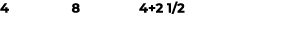 4 8 4+2 1/2