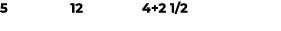 5 12 4+2 1/2
