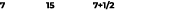 7 15 7+1/2