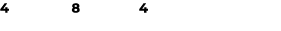4 8 4