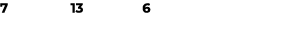 7 13 6