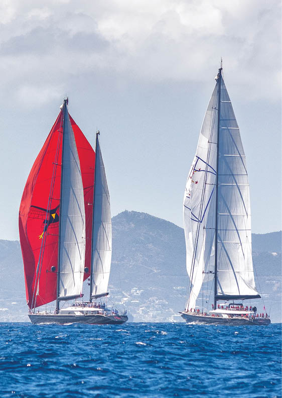 Collection of pictures from Sailing Race in Regatta and St. Barth Bucket Regatta on 2019 and 2021