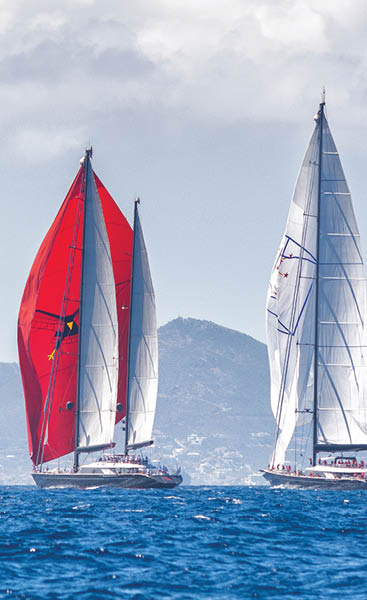 Collection of pictures from Sailing Race in Regatta and St. Barth Bucket Regatta on 2019 and 2021