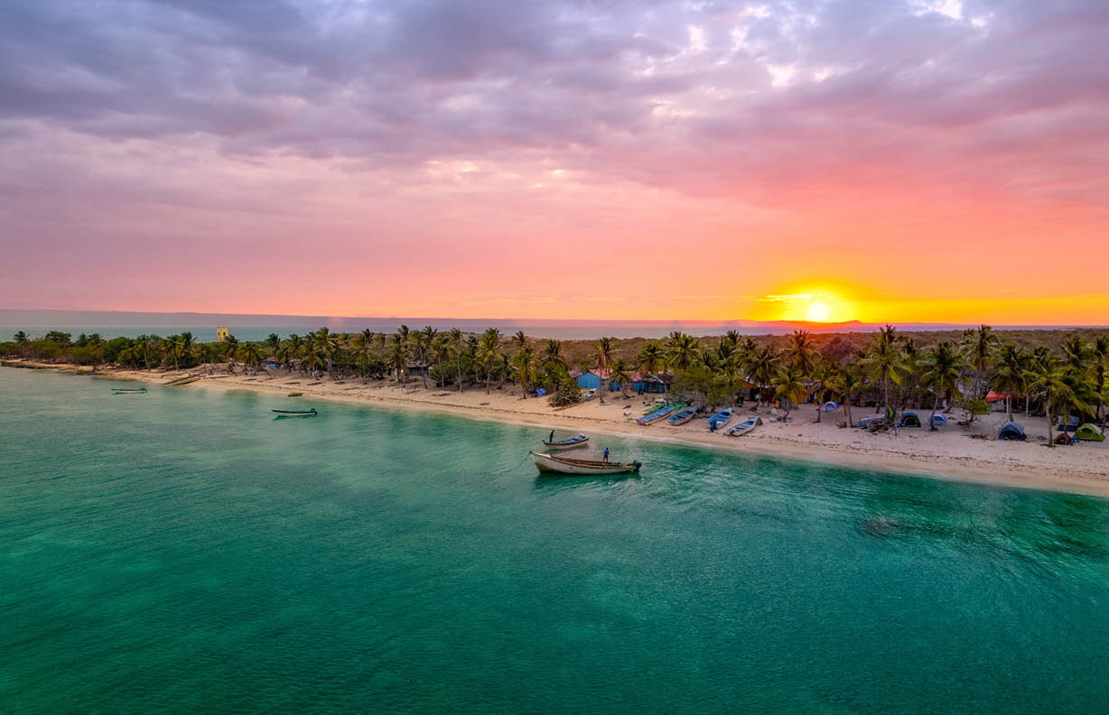 Sunrise Beata Island Jaragua National Park Dominican Republic