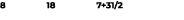 8 18 7+31/2