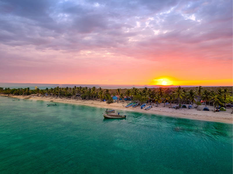 Sunrise Beata Island Jaragua National Park Dominican Republic