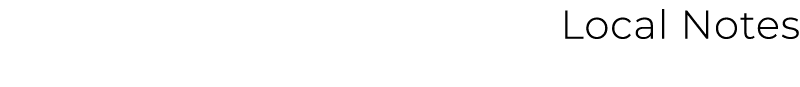 Local Notes