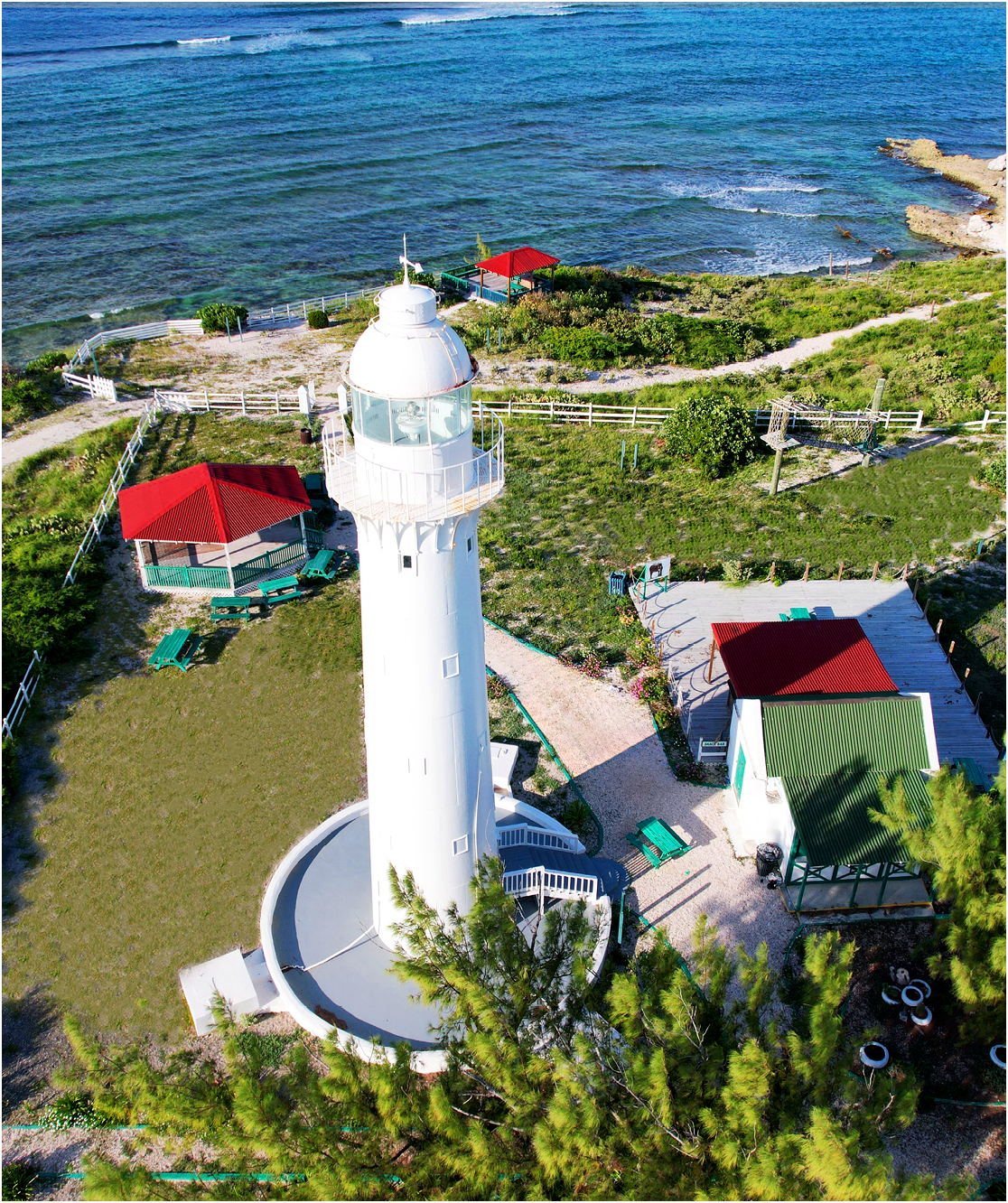 Historical Lighthouse in Grand Turk, Turks and Caicos