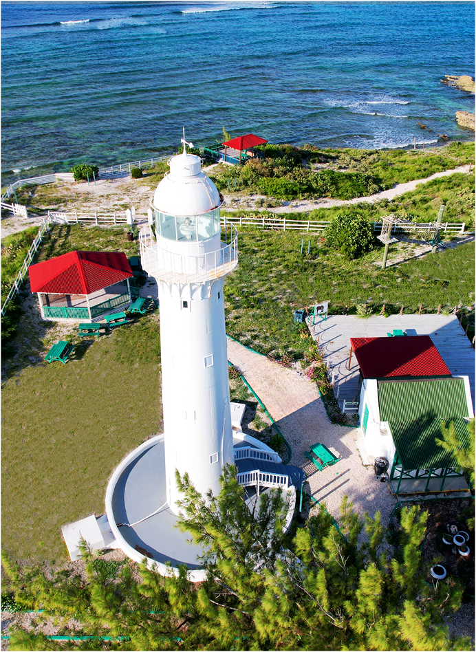 Historical Lighthouse in Grand Turk, Turks and Caicos