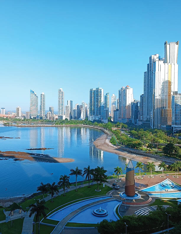 Panama City view in the morning