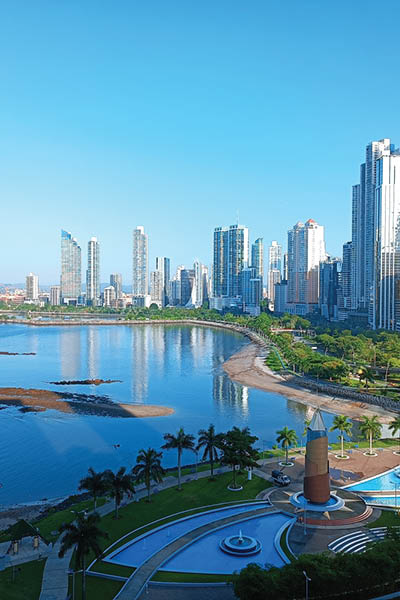 Panama City view in the morning