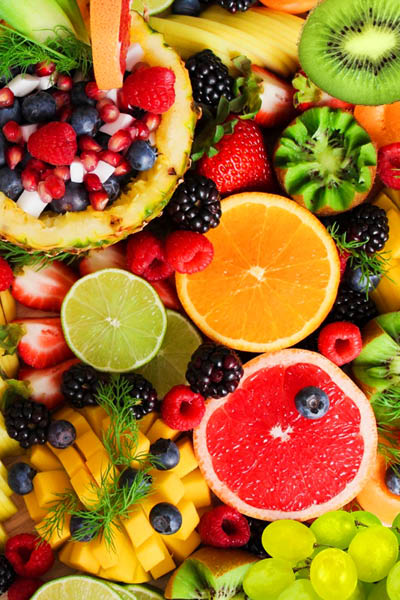 Vibrant and exotic: a colorful tropical fruit mix that captures the essence of paradise | tropical fruit ready to eat | healthy food