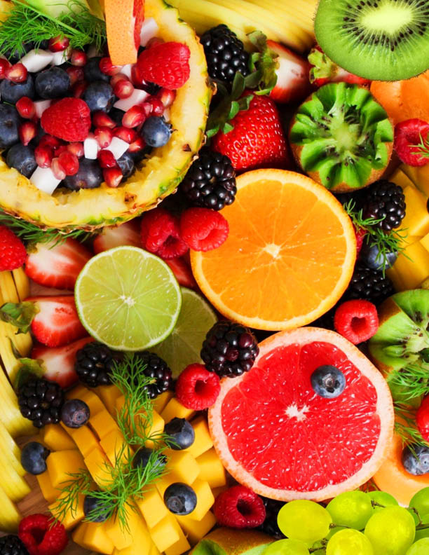 Vibrant and exotic: a colorful tropical fruit mix that captures the essence of paradise | tropical fruit ready to eat | healthy food