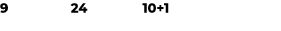 9 24 10+1
