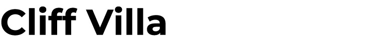 Cliff Villa 