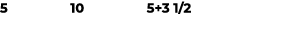 5 10 5+3 1/2