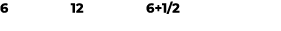 6 12 6+1/2