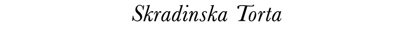 Skradinska Torta